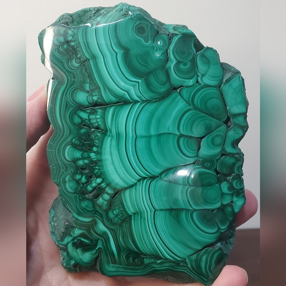 1.18 lbs Malachite Crystal Slab - Picture 16 of 17